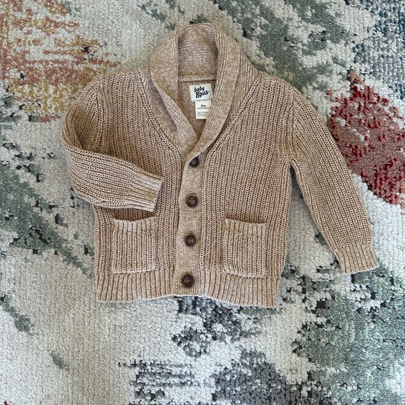 New Oshkosh B'gosh Baby Boys Chunky Knit Button-Front Cardigan Size 9 Months - Picture 5 of 16